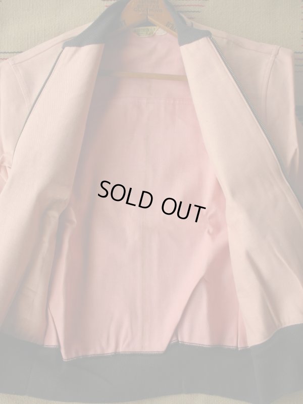 画像5: 1950'S DEADSTOCK DEER CREEK PINK DUNGAREE JACKET/MEDIUM