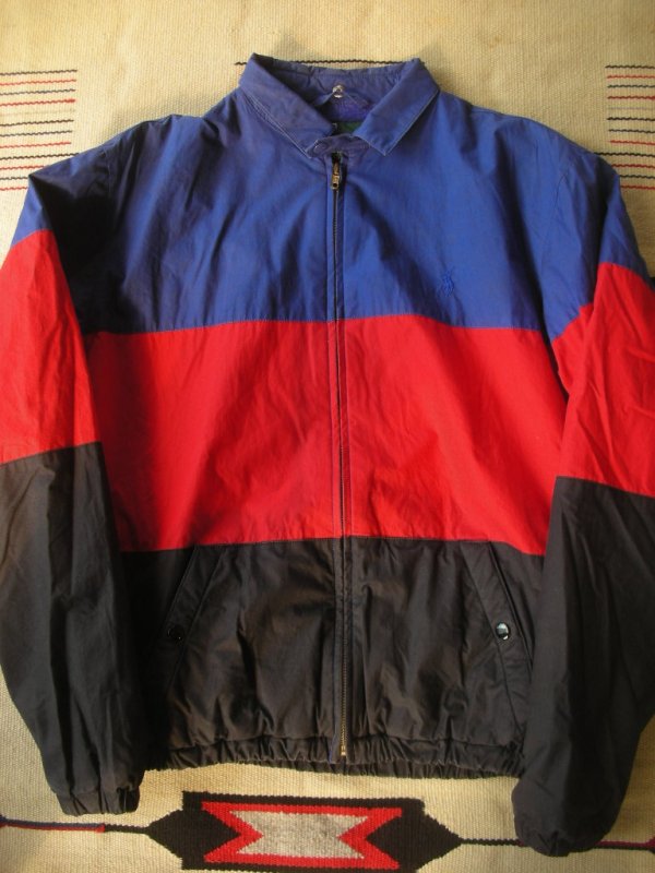 画像5: 80S〜RALPH LAURENフリースライニング3トーンコットンジャケット/S位