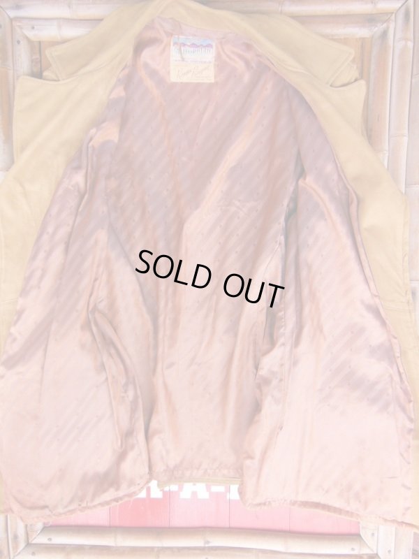 画像8: 1940'S CALIFORNIAN STYLED BY RONNIE REAGAN NUBUCK SPORTS JACKET SZ36 