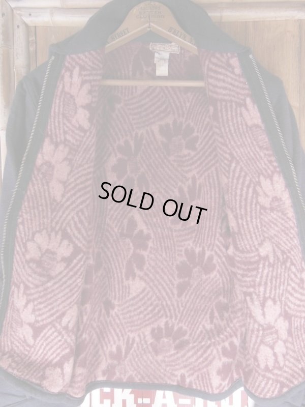 画像11: 1940'S DEADSTOCK KINGCOT NAVY COTTON FLANNEL SPORTS JACKET/42（実寸38）