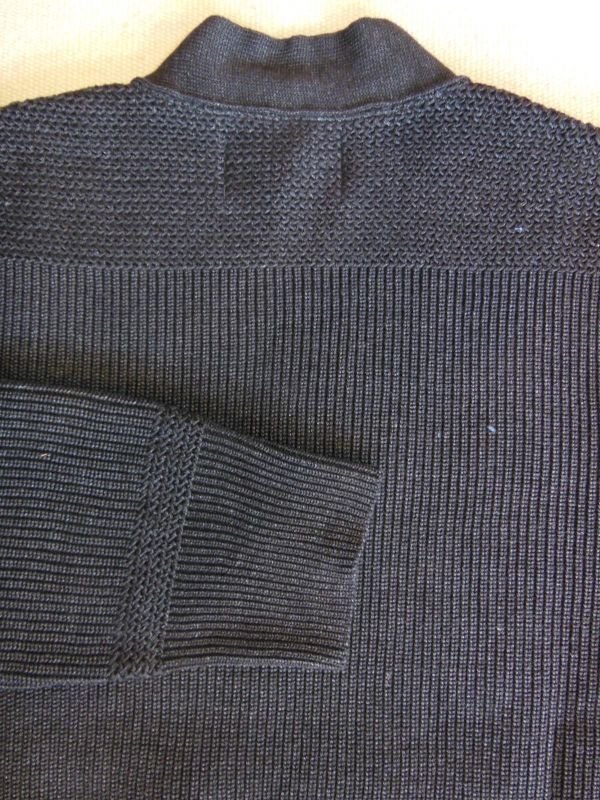 画像7: STEVENSON OVERAL　U.S. Army Indigo V Neck Sweater - UVColor: Black Indigo