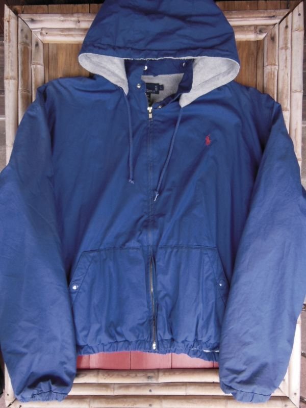 画像5: 〜90S RALPH LAURENフリースライニングコットンジップアップパーカー/ユースL