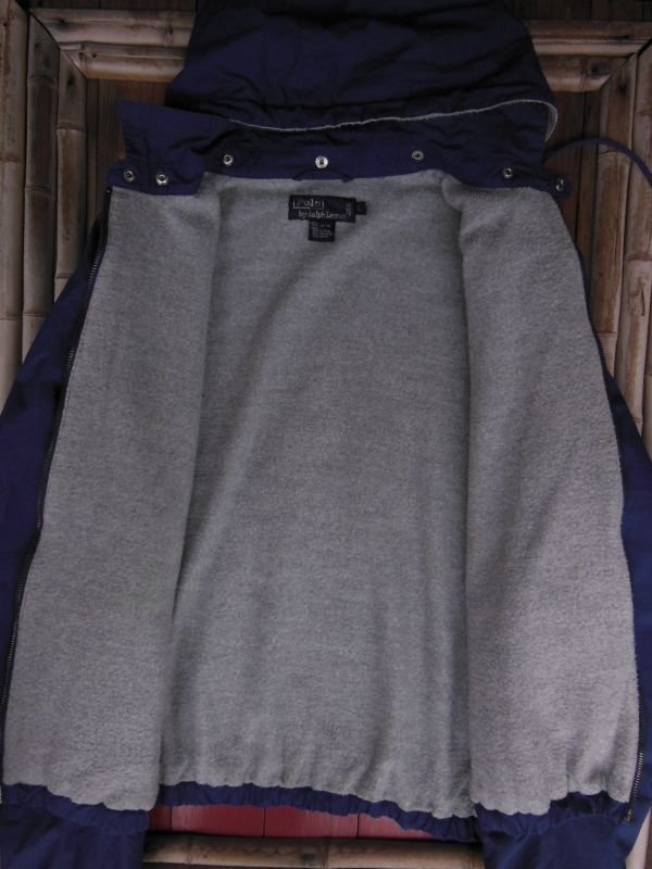 画像8: 〜90S RALPH LAURENフリースライニングコットンジップアップパーカー/ユースL
