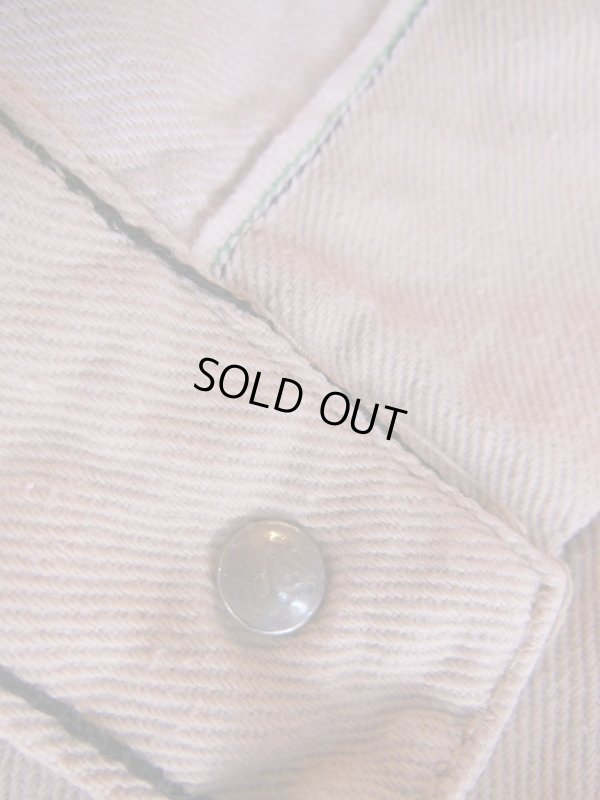 画像6: 1950'S〜 WRANGLER UNKNOWN LADIES PREATED DENIM JACKET SZ/14