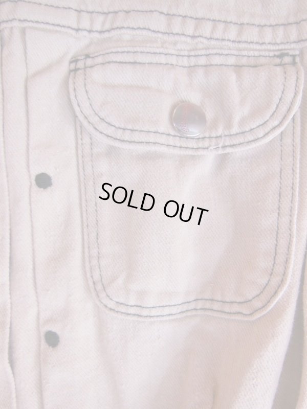 画像7: 1950'S〜 WRANGLER UNKNOWN LADIES PREATED DENIM JACKET SZ/14