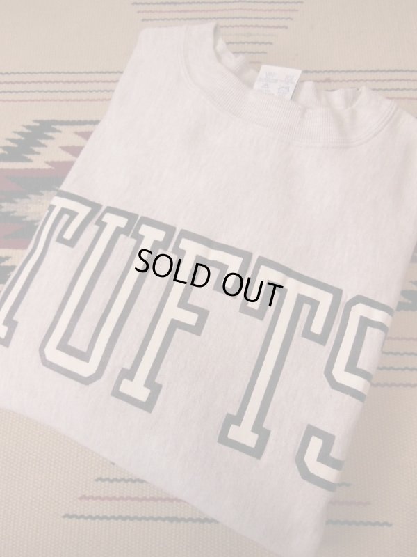 画像6: 90S CHAMPIONリバースウィーブスウェット/OXグレー/TUFTS/L