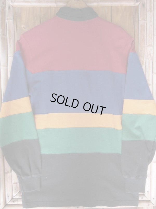画像3: 90S POLO BY ラルフローレンラスタラガーシャツ/XS