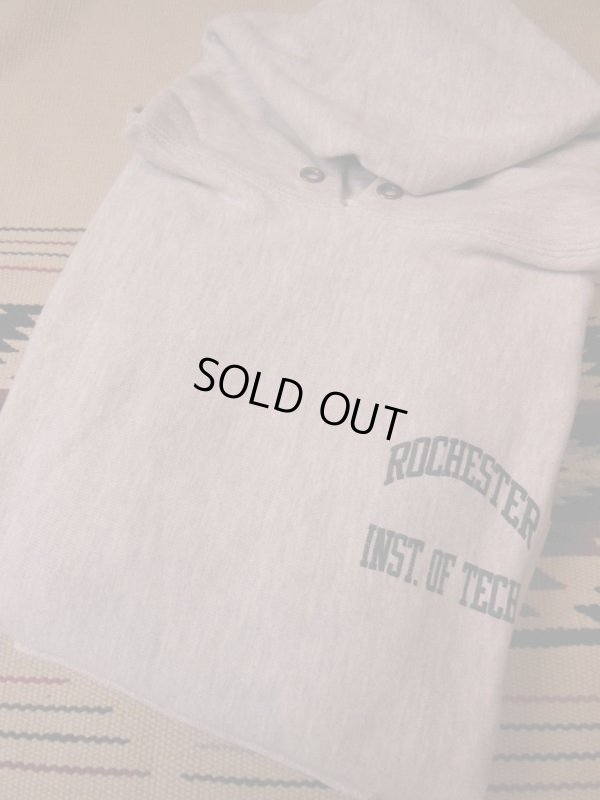 画像6: 80S CHAMPIONリバースウィーブスウェット/OXグレー/ROCHESTER INST.OF TECH/S