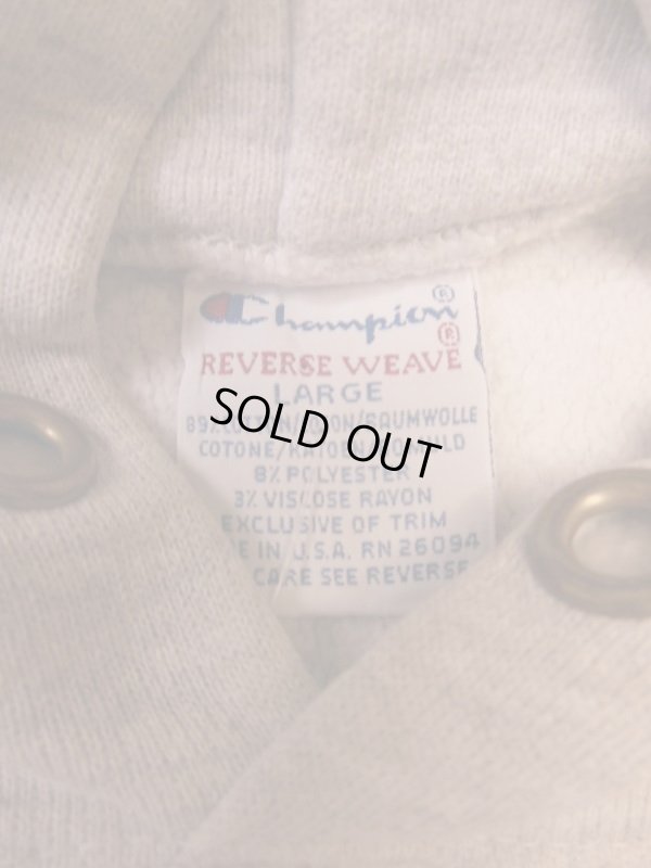 画像5: 90S CHAMPIONリバースウィーブスウェットパーカー/OXグレー/OREGON STATE CREW/L