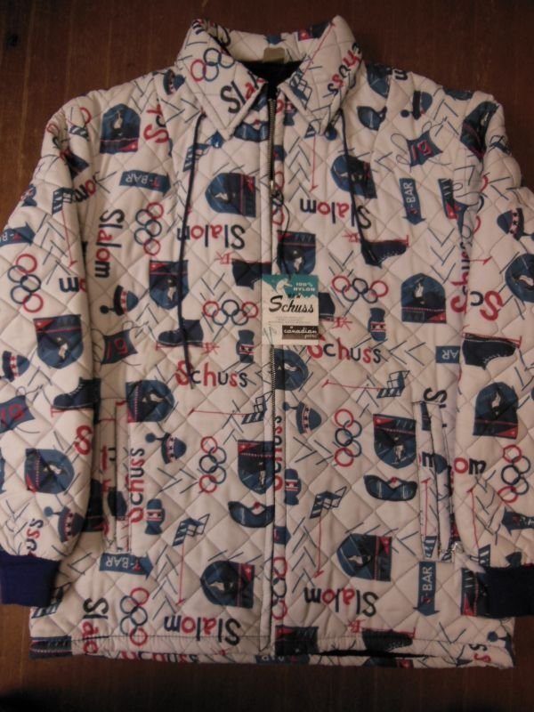 画像9: 1960'S DEADSTOCK POPART NYLON QUILTED SKI JACKET SIZE/16