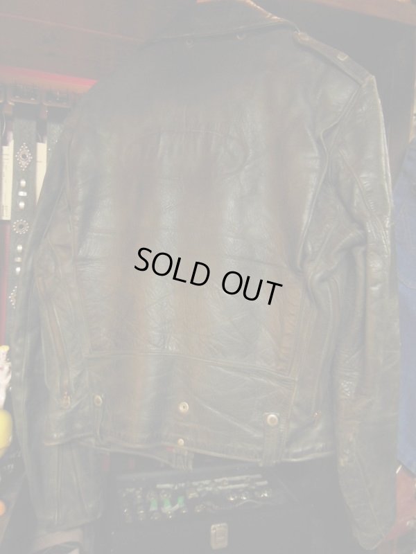 画像16: 1950'S BUCO J-21 or J-22 HORSEHIDE MOTORCYCLE JACKET SZ/42