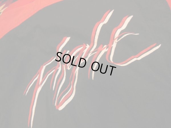 画像10: 90SオールドNIKE FLIGHTナイキフライト赤黒ナイロンジャケット/S