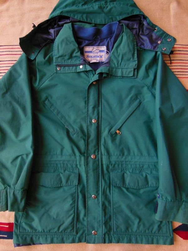 画像5: 70S80SビンテージSOLSTICEゴアテックス緑マウンテンパーカー/M