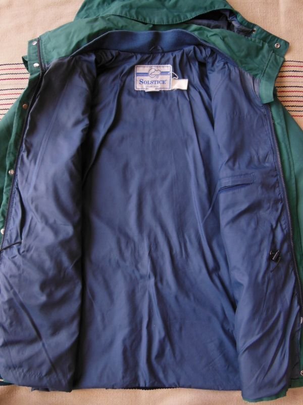 画像7: 70S80SビンテージSOLSTICEゴアテックス緑マウンテンパーカー/M