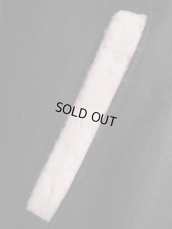 画像13: 1950'S DEADSTOCK EMPIRE BLACK WOOL LETTERMAN JACKET/40