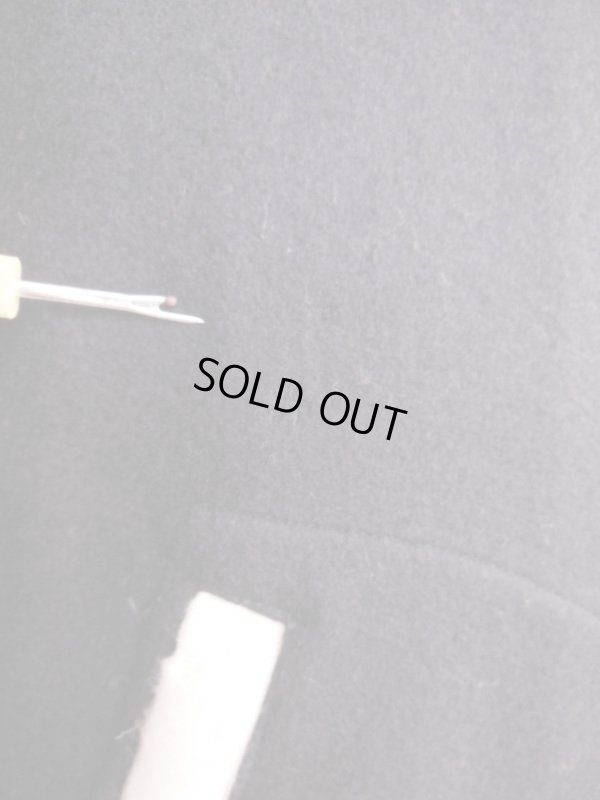 画像8: 1950'S DEADSTOCK EMPIRE BLACK WOOL LETTERMAN JACKET/38 