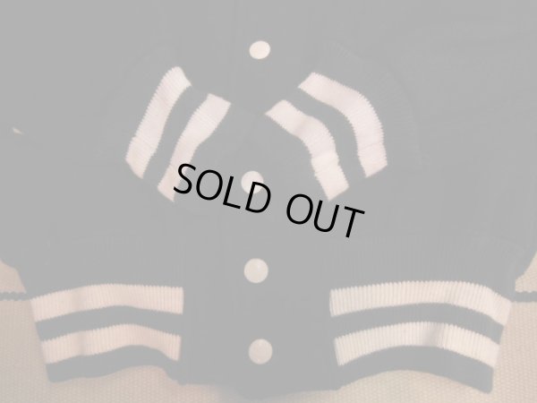 画像18: 1950'S DEADSTOCK EMPIRE BLACK WOOL LETTERMAN JACKET/38 