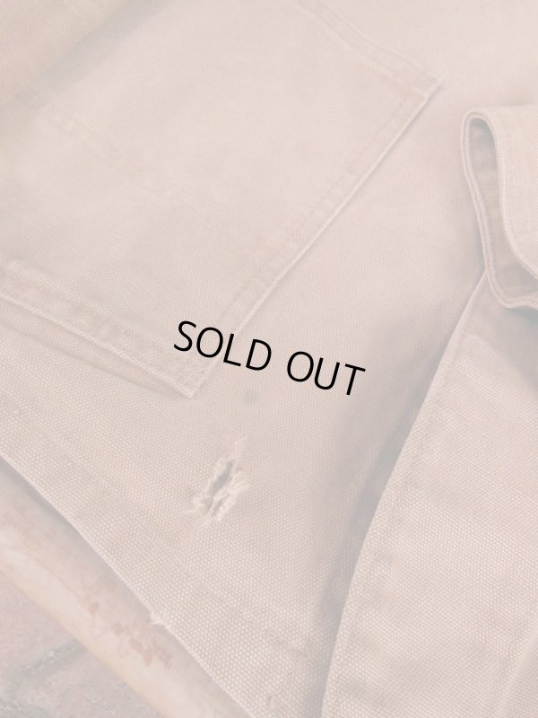 画像6: 〜1950’S CARHARTT BROWN DUCK COVERALL