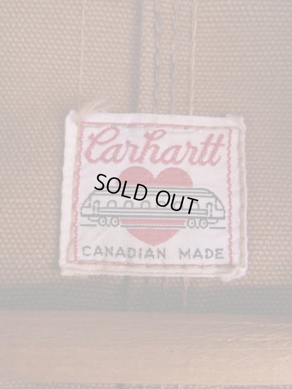 画像3: 〜1950’S CARHARTT BROWN DUCK COVERALL