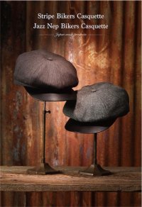 Attractions Lot.384 Stripe Bikers Casquette/Lot.385 Jazz Nep Bikers Casquette