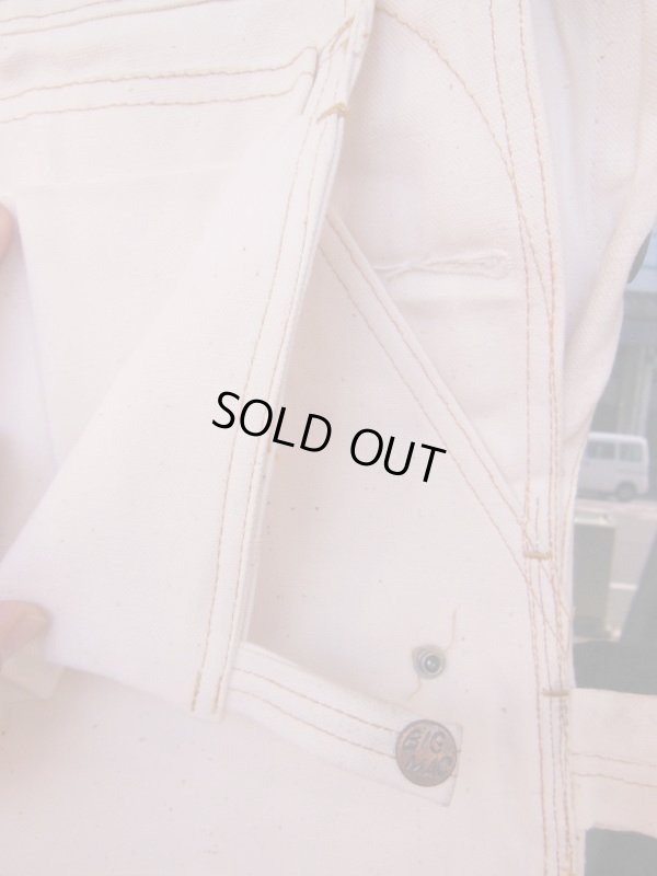 画像10: 〜1960'S DEADSTOCK BIG MAC CARPENTERS OVERALLS W/APRON SZ/36X32