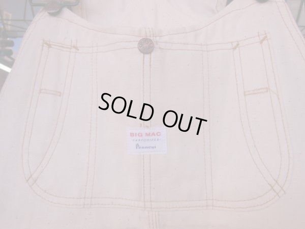 画像12: 〜1960'S DEADSTOCK BIG MAC CARPENTERS OVERALLS W/APRON SZ/36X32