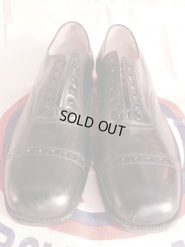 画像3: 〜1930'S DEADSTOCK BROCKTON CAP TOE  DRESS SHOES SZ/7.5D 