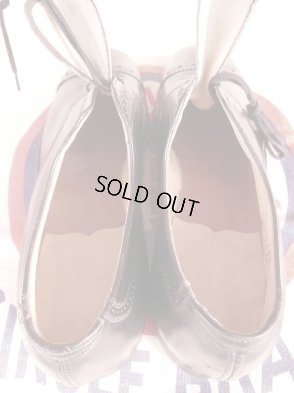 画像5: 〜1930'S DEADSTOCK BROCKTON CAP TOE  DRESS SHOES SZ/7.5D 