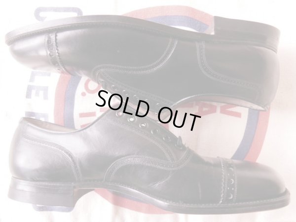 画像9: 〜1930'S DEADSTOCK BROCKTON CAP TOE  DRESS SHOES SZ/7.5D 