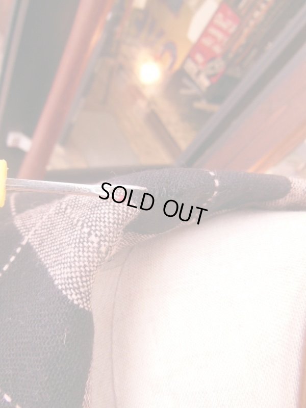 画像12: 1950'S  MONTEREY PINK & BLACK PLAID WOOL SHIRT SZ/S