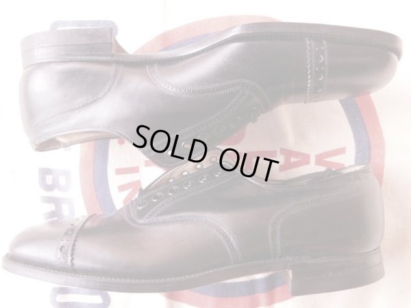 画像10: 〜1930'S DEADSTOCK BROCKTON CAP TOE  DRESS SHOES SZ/7.5D 