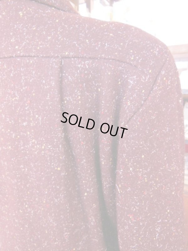 画像17: 1950'S WEATHERCREST DARK BROWN FLECK WOOL JACKET SIZE/40