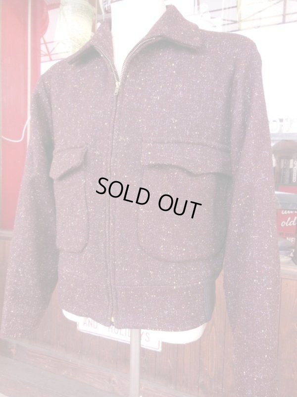 画像6: 1950'S WEATHERCREST DARK BROWN FLECK WOOL JACKET SIZE/40