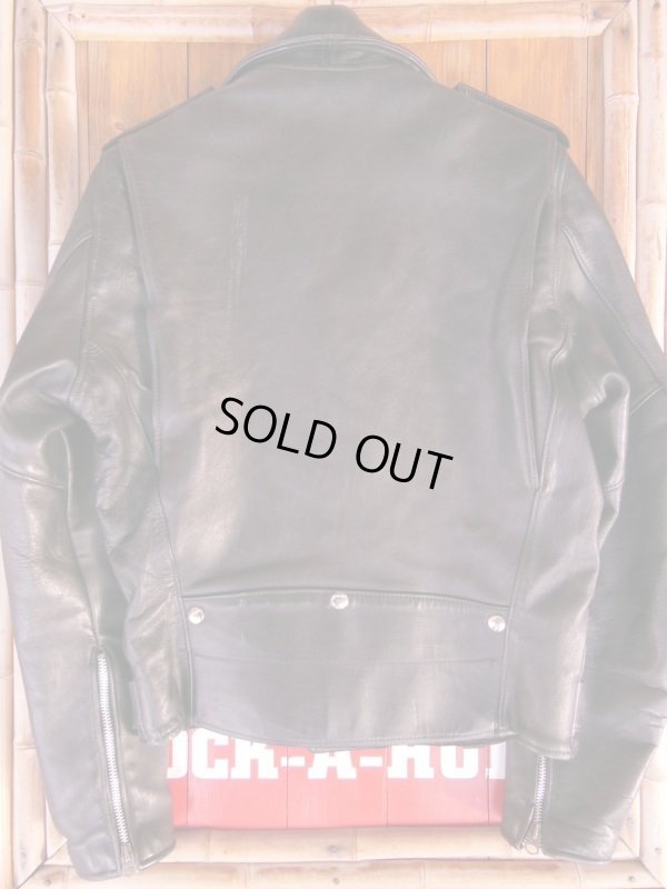 画像3: 1950'S BRATT HORSEHIDE TWO STARS MOTORCYCLE JACKET SZ/36