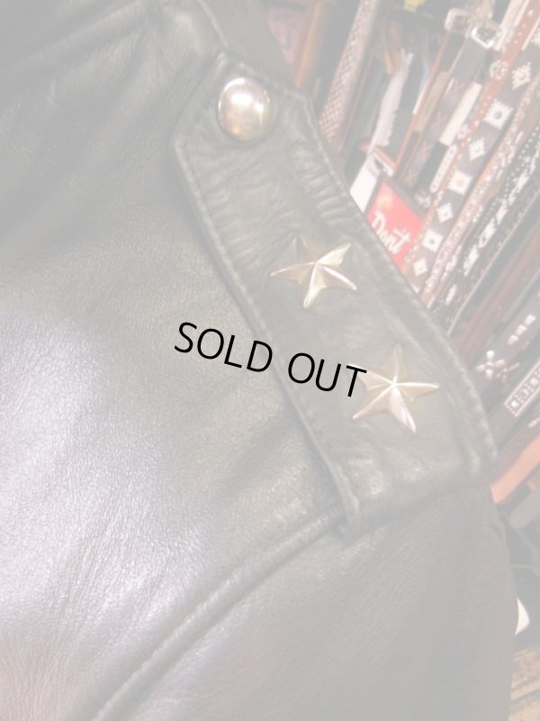 画像10: 1950'S BRATT HORSEHIDE TWO STARS MOTORCYCLE JACKET SZ/36