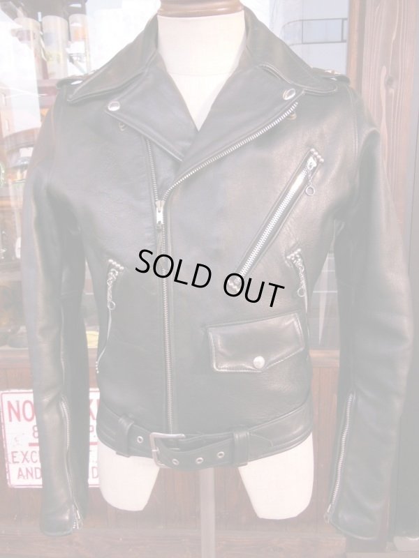 画像5: 1950'S BRATT HORSEHIDE TWO STARS MOTORCYCLE JACKET SZ/36