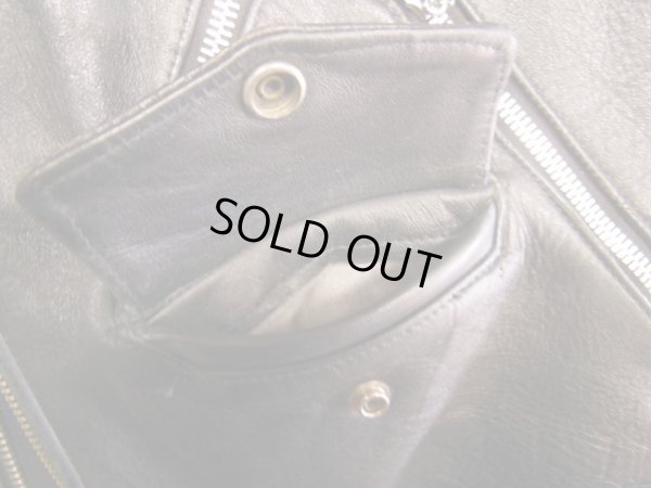 画像20: 1950'S BRATT HORSEHIDE TWO STARS MOTORCYCLE JACKET SZ/36