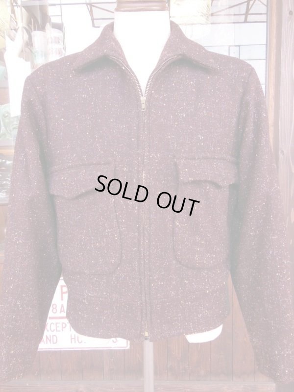 画像7: 1950'S WEATHERCREST DARK BROWN FLECK WOOL JACKET SIZE/40