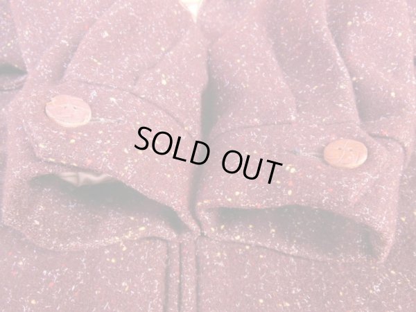 画像19: 1950'S WEATHERCREST DARK BROWN FLECK WOOL JACKET SIZE/40