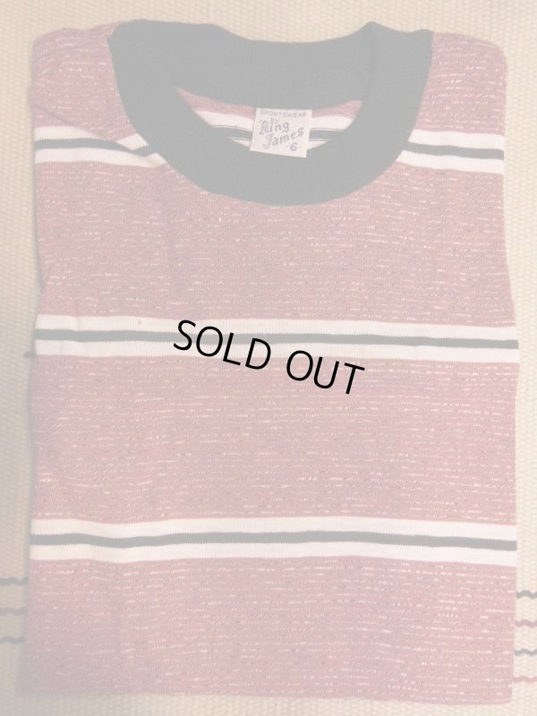 画像4: 1950'S DEADSTOCK KING JAMES BOYS POLO SHIRT/E/SIZE6 