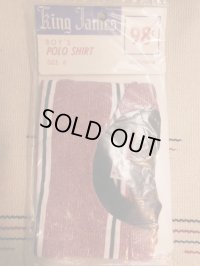 1950'S DEADSTOCK KING JAMES BOYS POLO SHIRT/E/SIZE6 