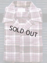 1950'S〜 DEADSTOCK ROYAL KNIGHT LIGHT FLANNEL SHIRT SZ/14-14 1/2 SMALL 