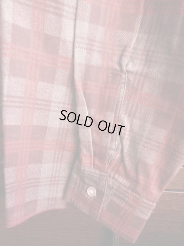 画像10: 1950'S DEADSTOCK ARROW PRINTED FLANNEL SHIRT SZ/14-14 1/2 SMALL 