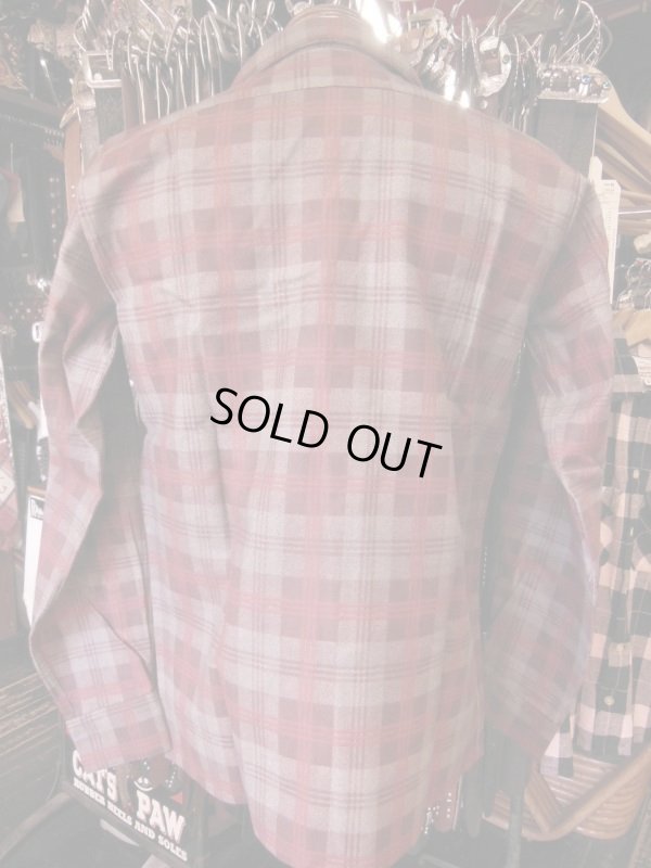 画像6: 1950'S DEADSTOCK ARROW PRINTED FLANNEL SHIRT SZ/14-14 1/2 SMALL 
