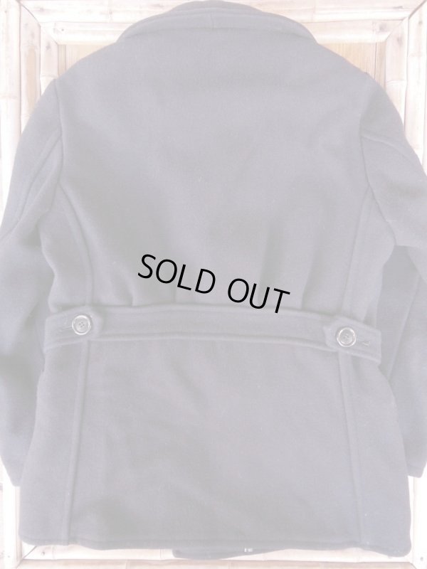 画像8: 1940'S〜 HERCULES DOUBLE BREAST BELTED DARK NAVY WOOL COAT