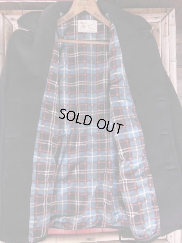 画像9: 1940'S〜 HERCULES DOUBLE BREAST BELTED DARK NAVY WOOL COAT