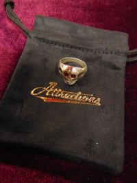 Lot.394 Skull Ring"Round Full Eyes"　Silver925