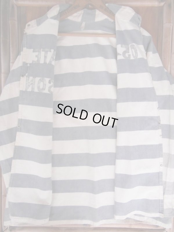 画像11: 1930'S UNKNOWN PRISONER UNIFORM COSTUME JACKET & PANTS