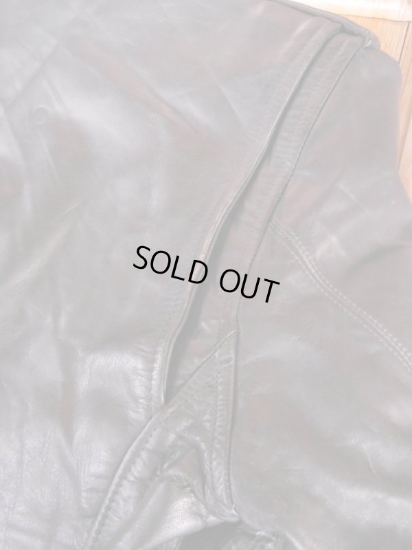 画像11: 1950'S EDGO STEERHIDE W MOTORCYCLE JACKET SZ/40