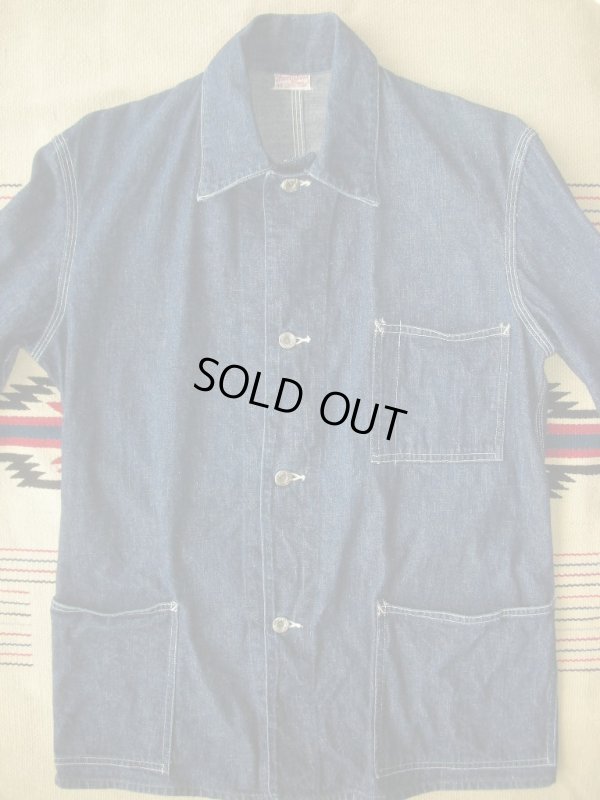 画像8: 1930'S〜 FREE LAND THREE POCKET COVERALL JACKET SZ42[実寸36]
